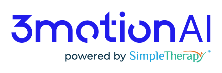 3motionAI™ Risk Intelligence Platform, a SimpleTherapy Solution logo